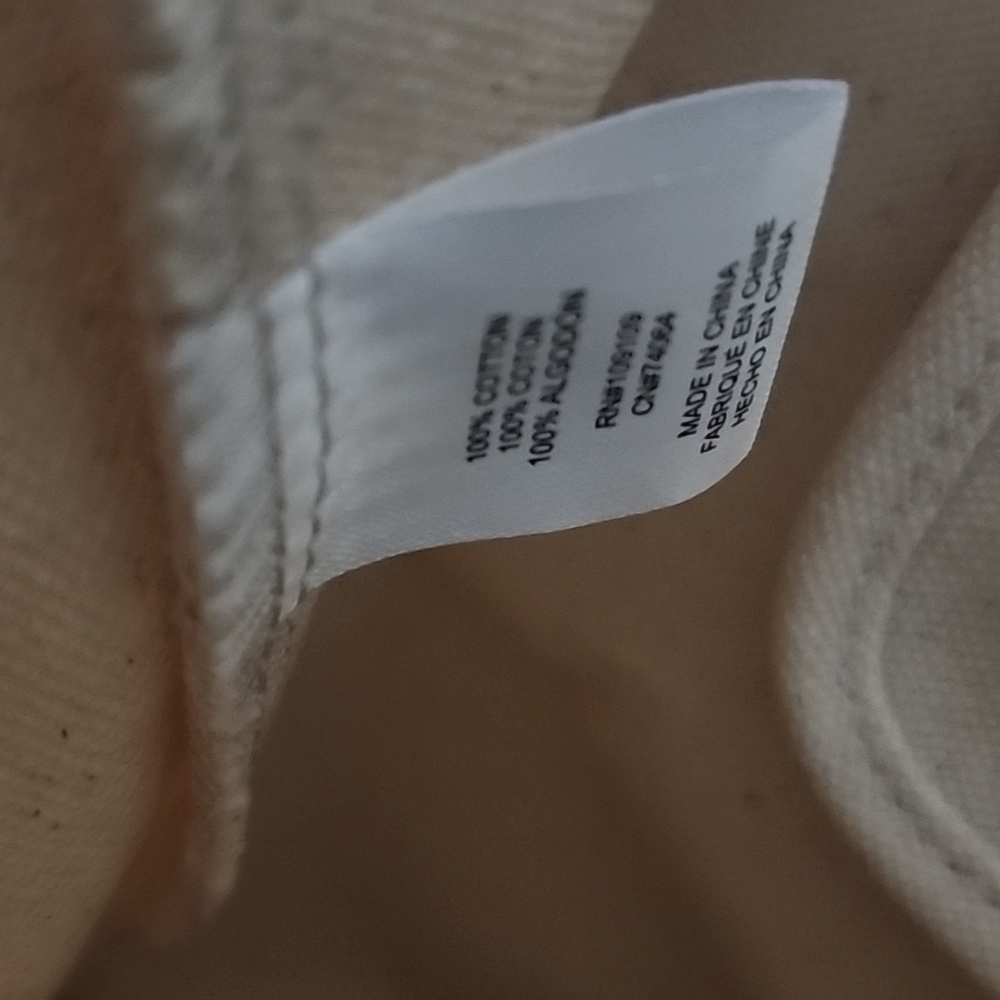 Life Is Good Cream and Navy Canvas Tote Bag - Picture 8 of 8